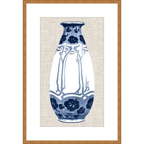 BLUE AND WHITE VASE II - Kings Fine Art & Decor