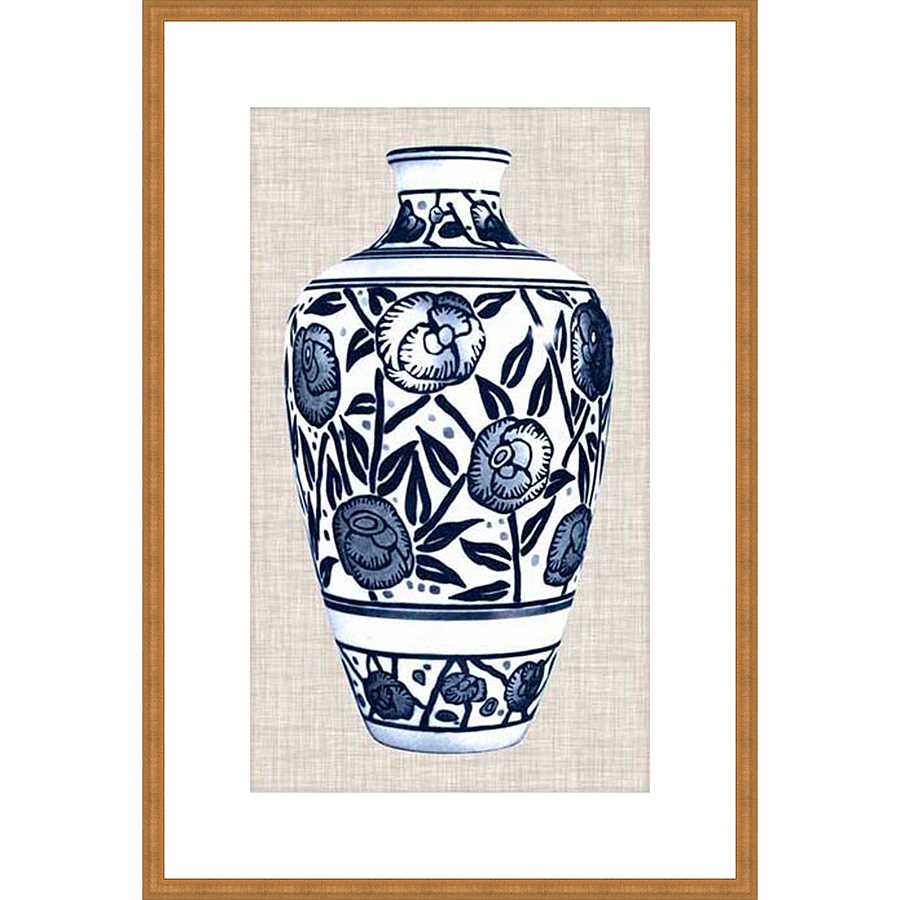 BLUE AND WHITE VASE IV - Kings Fine Art & Decor