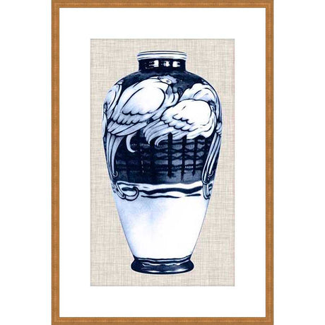 BLUE AND WHITE VASE VI - Kings Fine Art & Decor