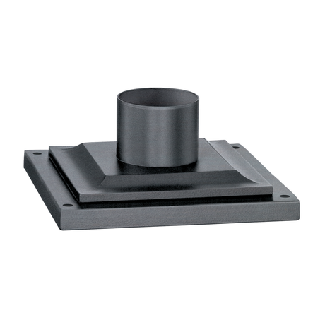 weathered-zinc-square-pier-mount-PMB4941-WZN