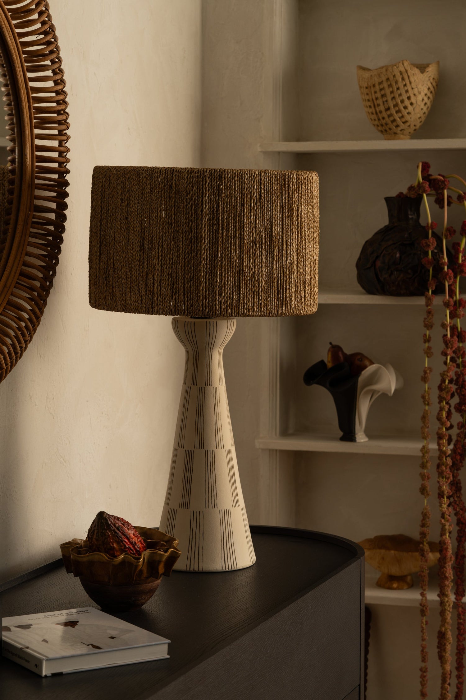 palma-table-lamp-PTL1230-SBK/CGH-7