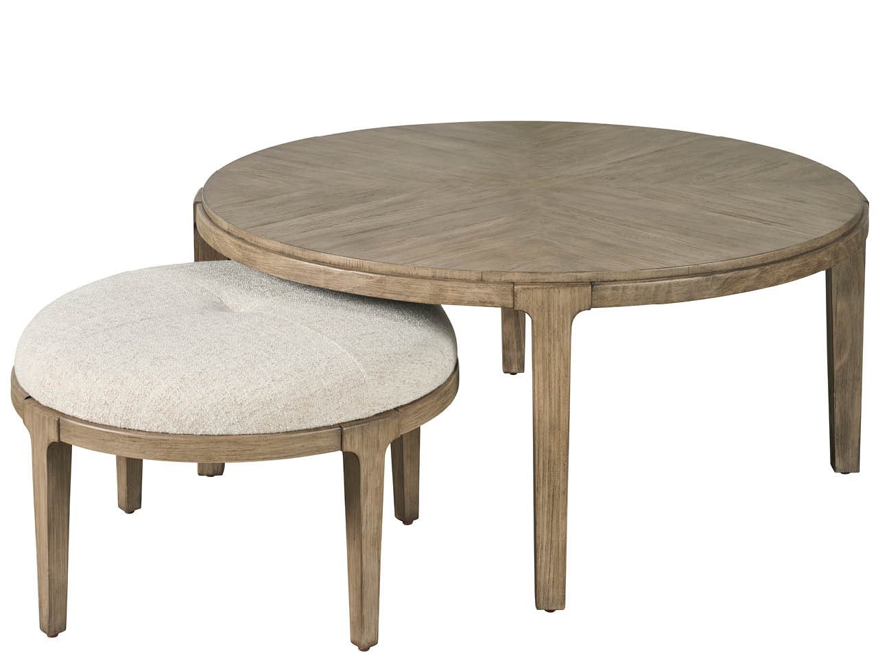 Boulder Bunching Ottoman