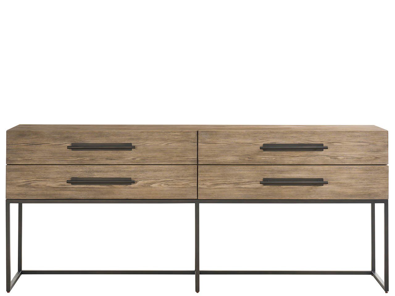 Boulder Metal Base Console