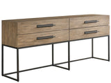Boulder Metal Base Console