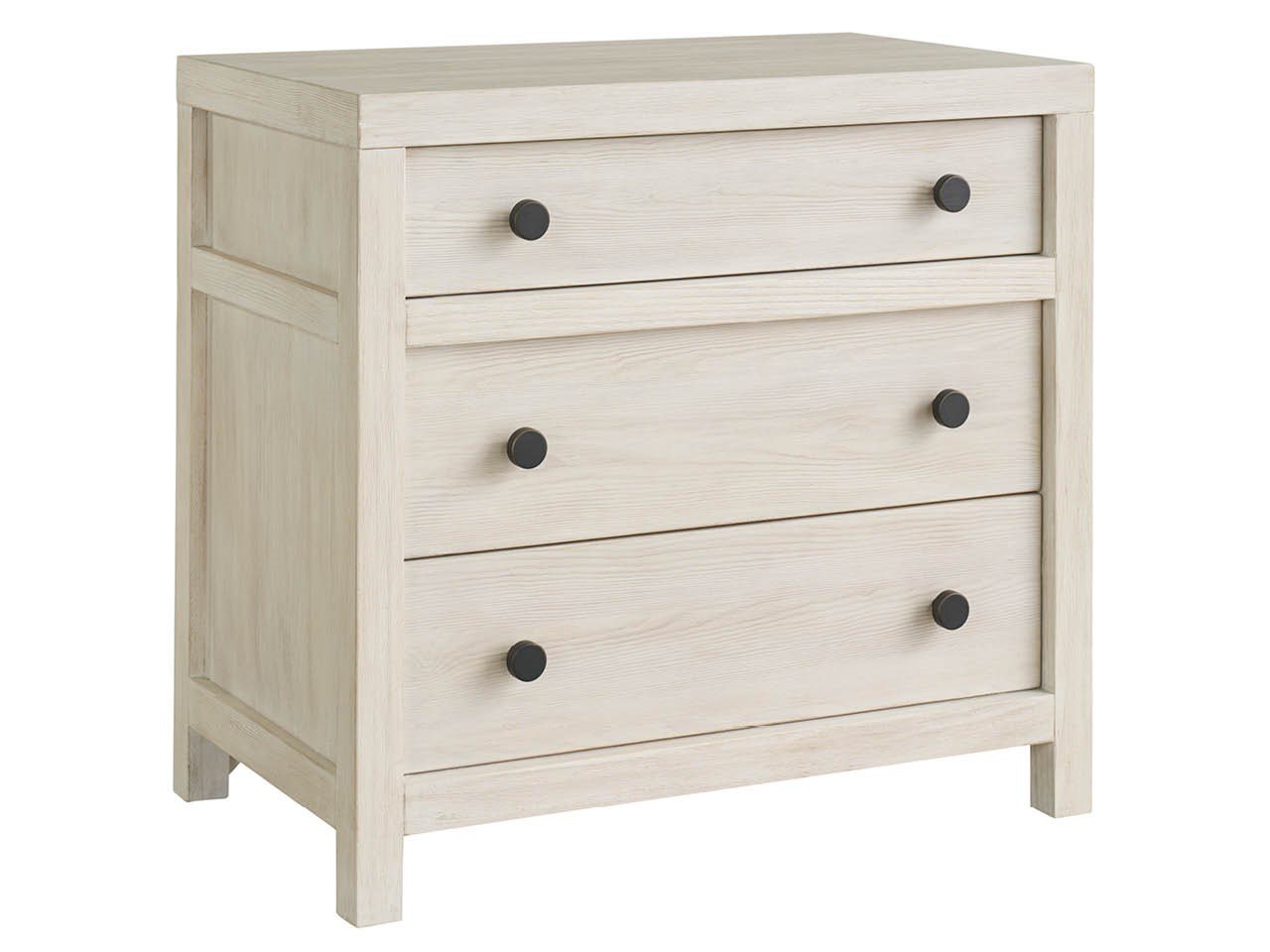 River Rock Three Drawer Nightstand