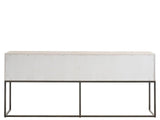 River Rock Metal Base Console