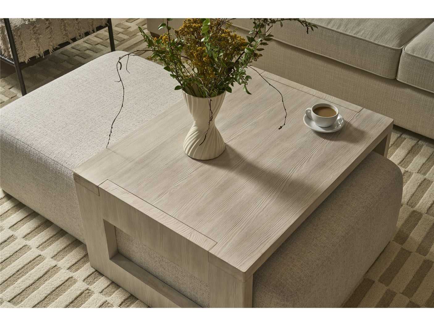 River Rock Nesting Cocktail Ottoman