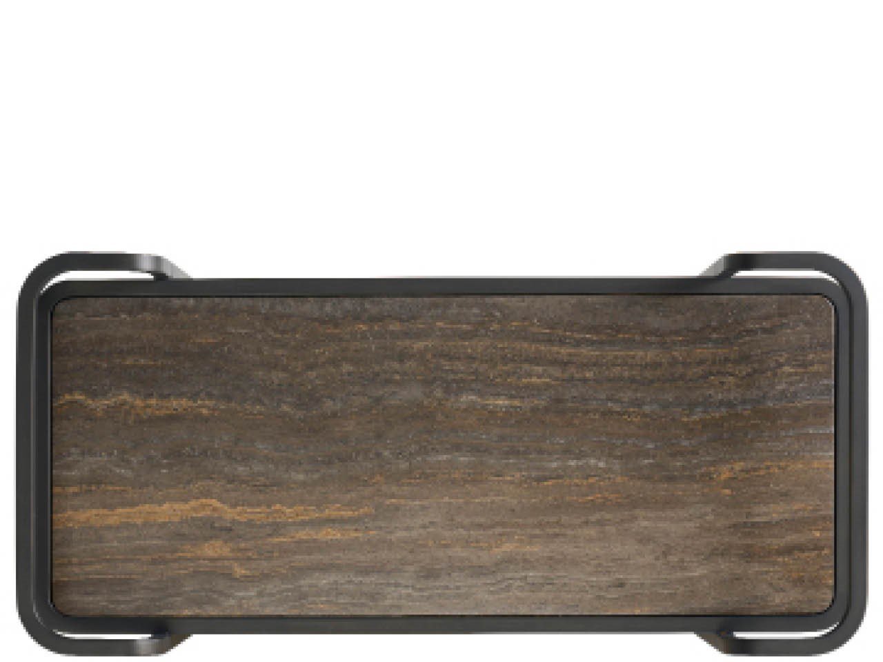 Smoked Bronze Bar Cart