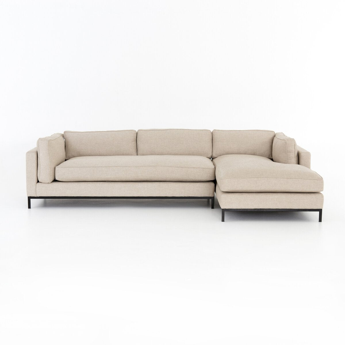 Grammercy 2-Piece Chaise Sectional - Kings Fine Art & Decor