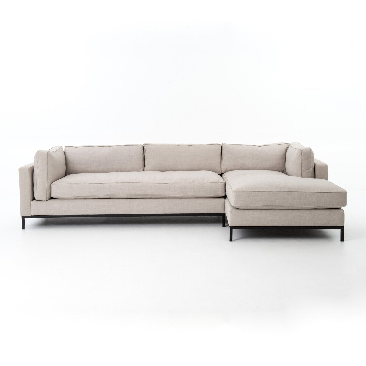 Grammercy 2-Piece Chaise Sectional - Kings Fine Art & Decor