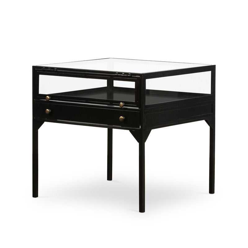 Shadow Box End Table - Kings Fine Art & Decor