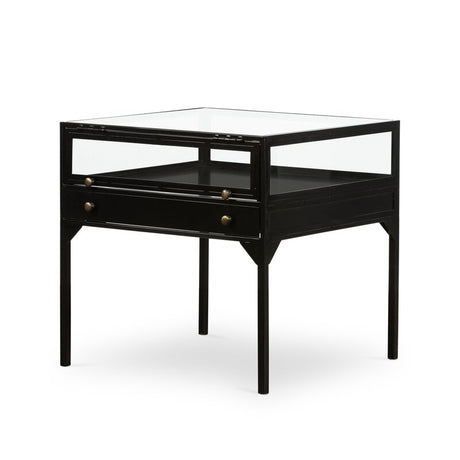 Shadow Box End Table - Kings Fine Art & Decor
