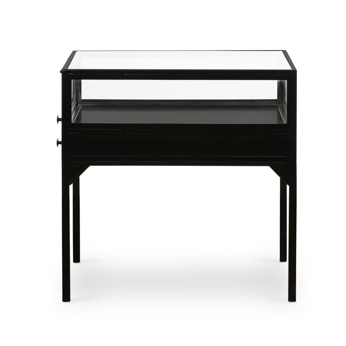 Shadow Box End Table - Kings Fine Art & Decor