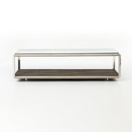 Shagreen Shadow Box Coffee Table - Kings Fine Art & Decor