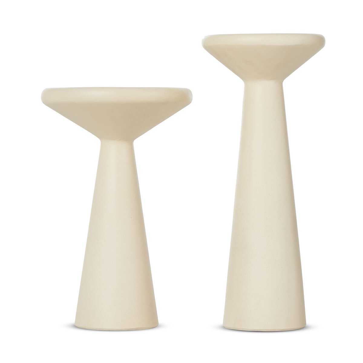 Ravine Concrete Accent Tables, Set Of 2 - Kings Fine Art & Decor