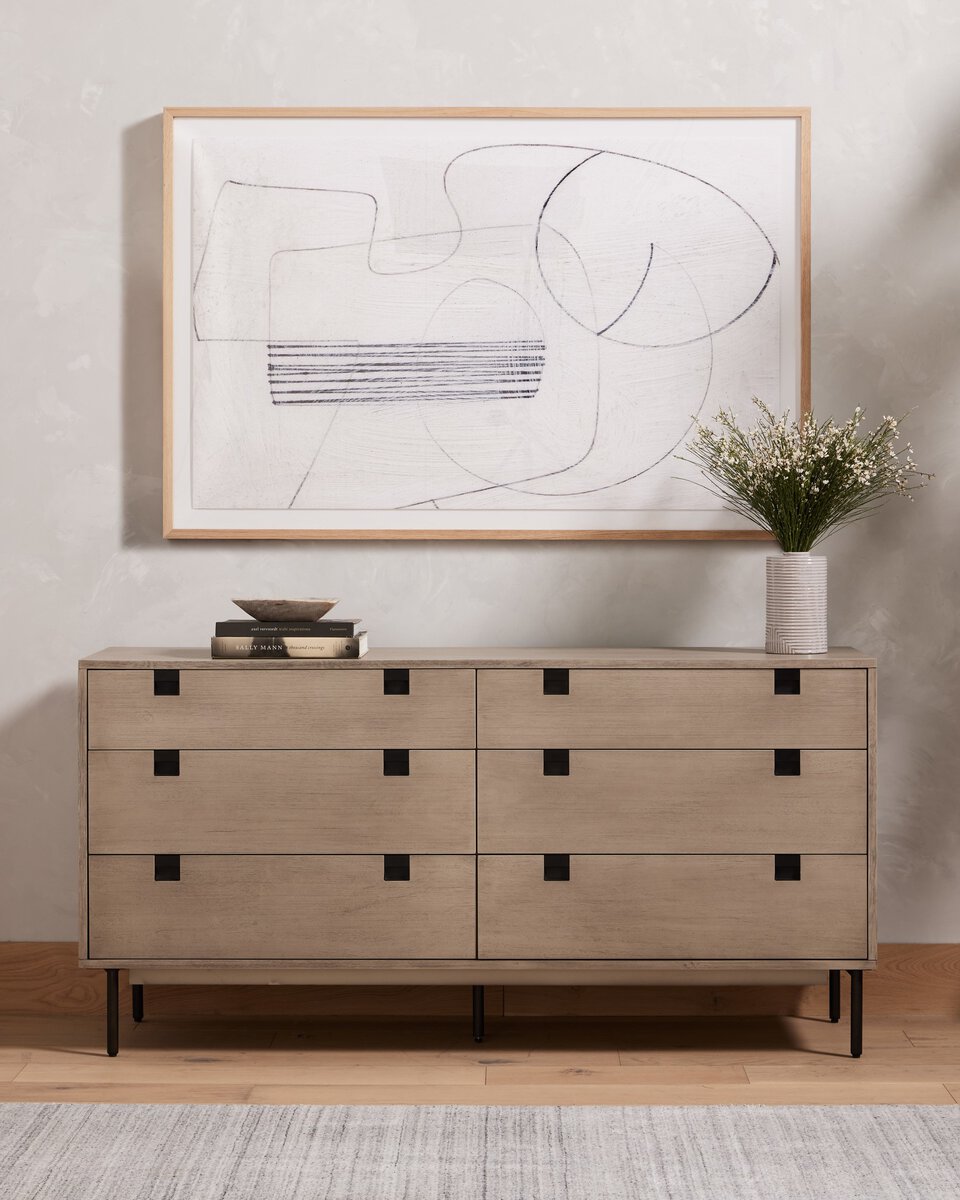 Carly 6 Drawer Dresser - Kings Fine Art & Decor