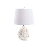 White Artichoke Lamp