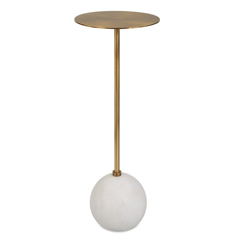 Gimlet Drink Table, White