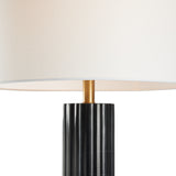 Fluted Marble Lamp