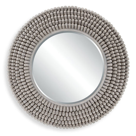 Portside Round Mirror, Gray - Kings Fine Art & Decor