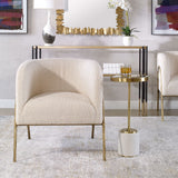 Jacobsen Accent Chair, Natural Shearling