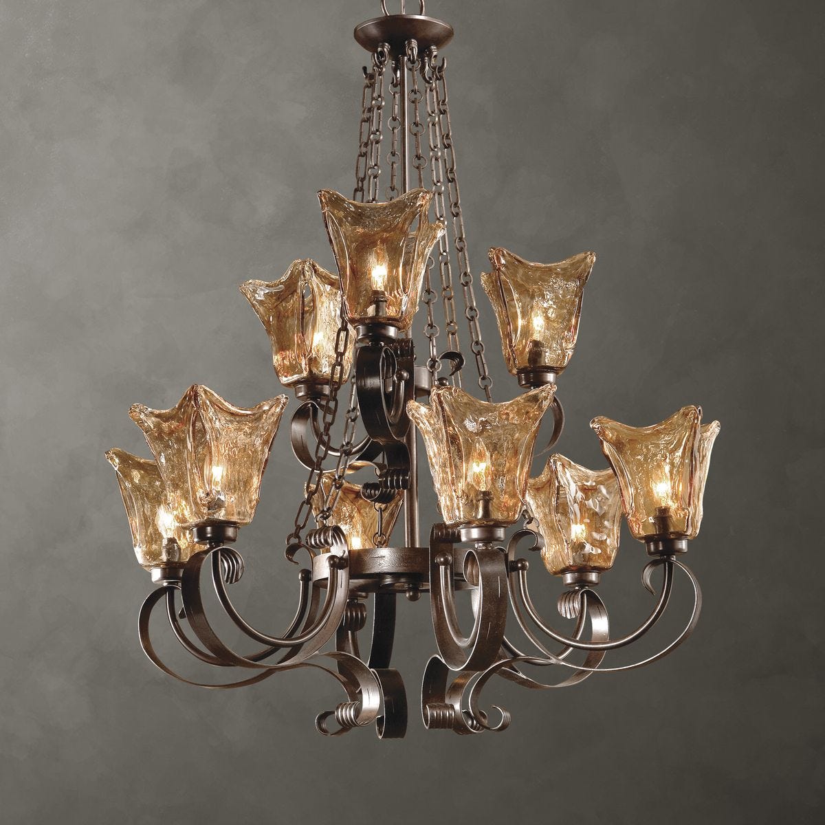 Vetraio, 9 Lt Chandelier - Kings Fine Art & Decor