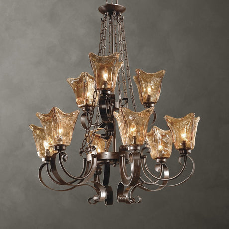 Vetraio, 9 Lt Chandelier - Kings Fine Art & Decor