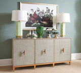 Umbria Footed Vase - Green