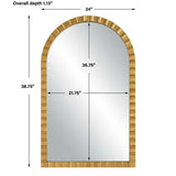 Dandridge Arch Mirror, Gold