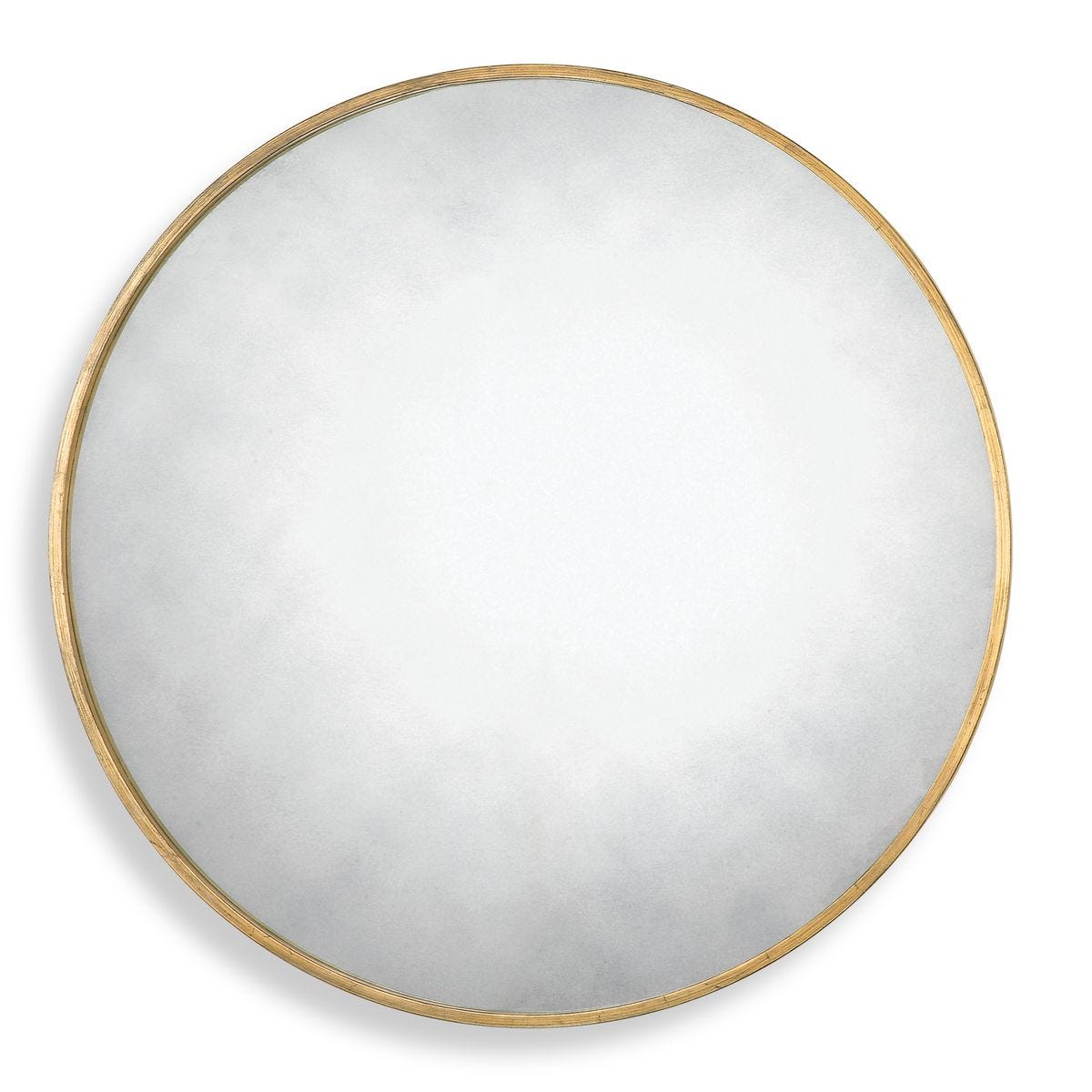 Junius Round Mirror, Gold - Kings Fine Art & Decor