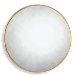 Junius Round Mirror, Gold - Kings Fine Art & Decor