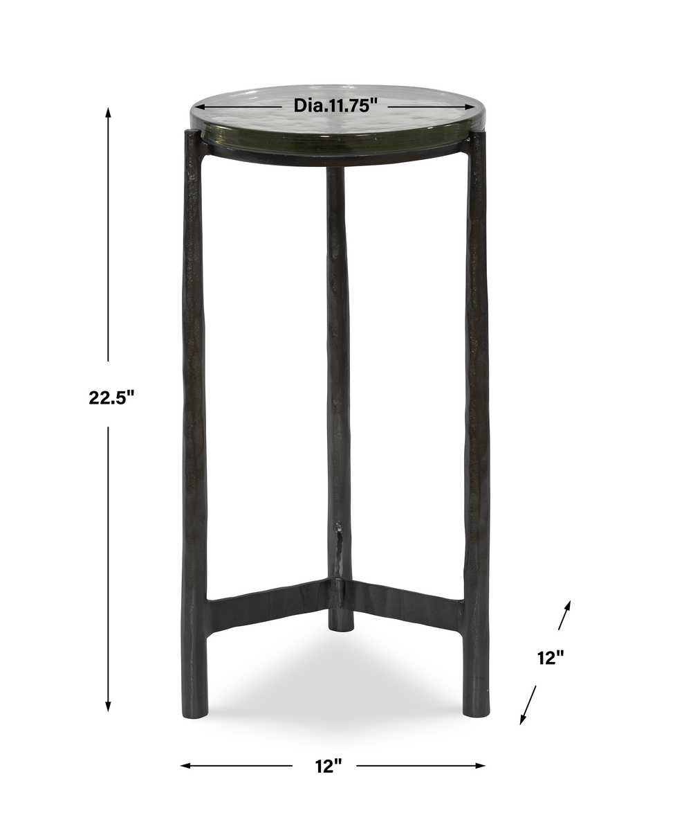 Eternity Accent Table, Gunmetal