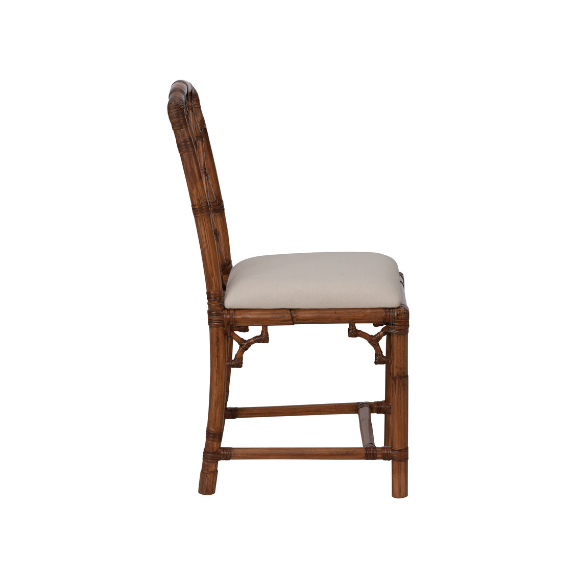 Chippendale Bamboo Chair - Brown
