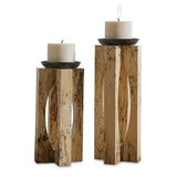 Ilva Candleholders, S/2 - Kings Fine Art & Decor