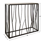 Reed Console Table, 2 CARTONS