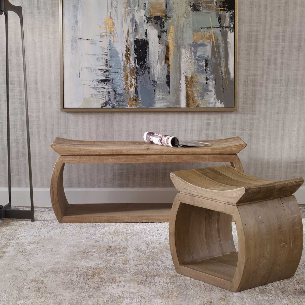 Connor Small Bench, Natural
