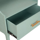 George III Bedside Table - Blue