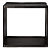 Derwent Side Table, Dark Nickel