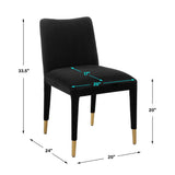 Conifer Dining Chair, Onyx, 2 Per Box, Priced Each