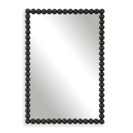 Serna Vanity Mirror, Black - Kings Fine Art & Decor