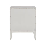 George III Bedside Table - White