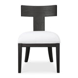 Idris Armless Chair, Charcoal