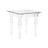 Acrylic & Glass Side Table