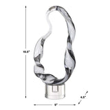 Luminous Twist Sculpture
