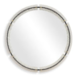 Crystalline Round Mirror - Kings Fine Art & Decor