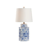 Blue & White Lamp