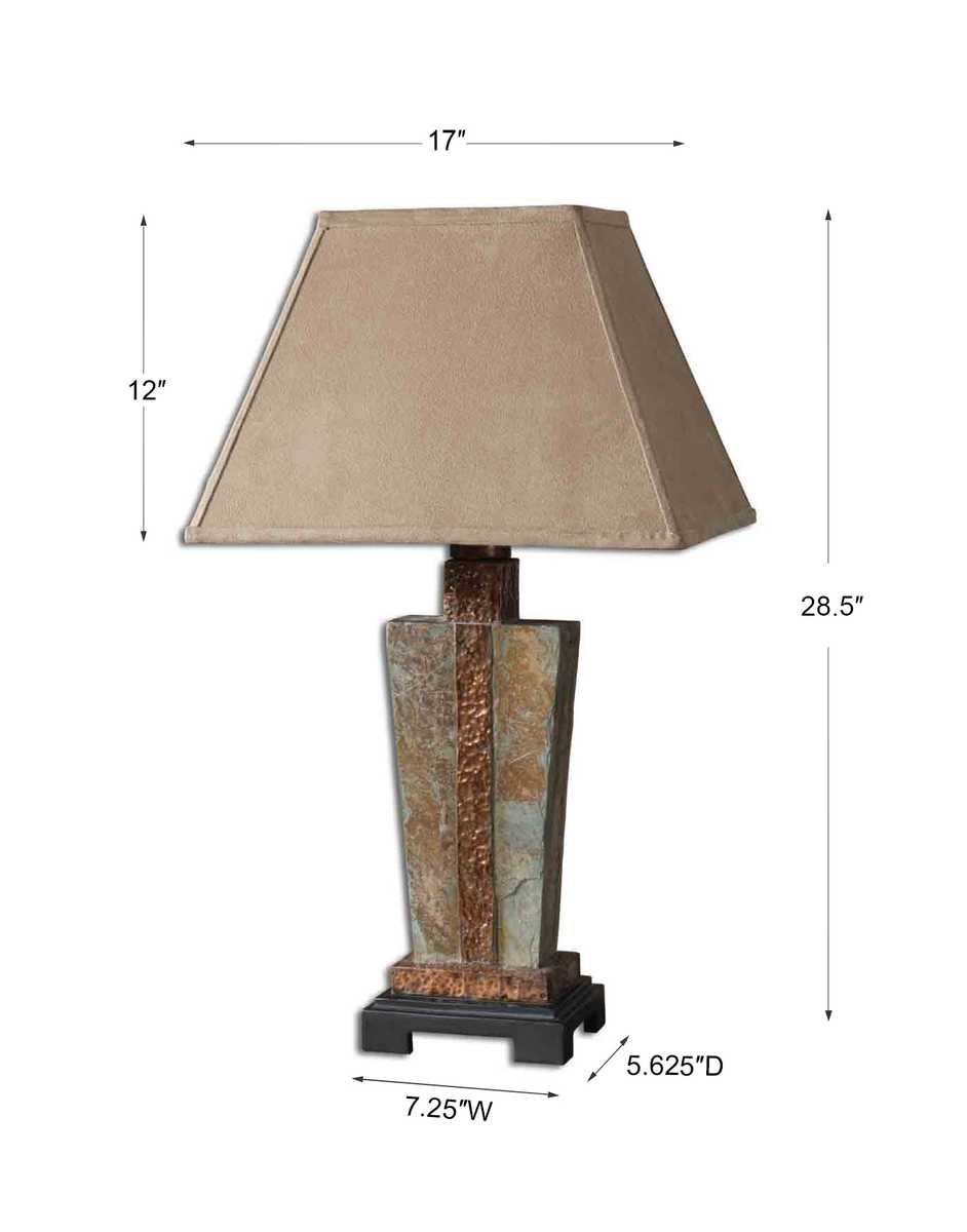 Slate Outdoor Table Lamp