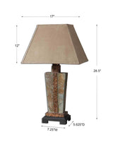 Slate Outdoor Table Lamp