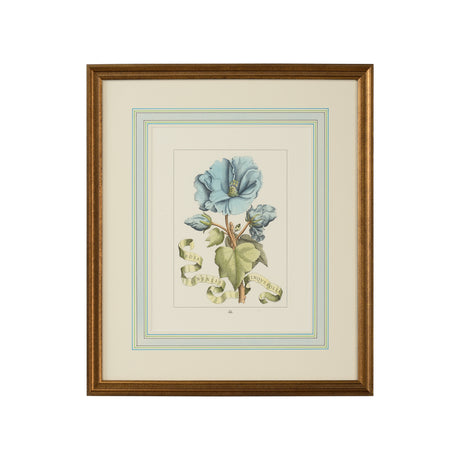 Bl Floral W/Ribbon-A