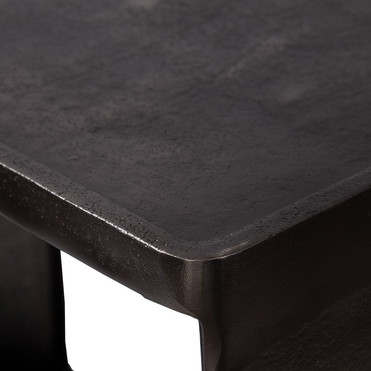 Derwent Side Table, Dark Nickel